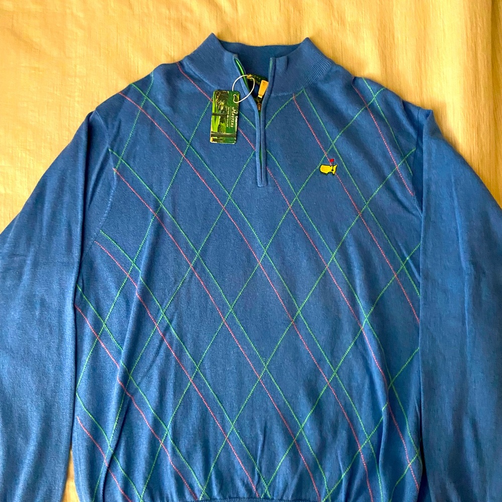 Masters by Peter Millar - 1/4 zip sweater.